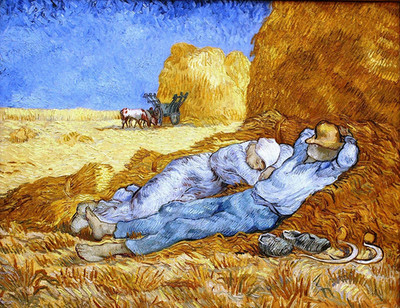 Noon by Vincent Van Gogh Famous Oil Paintings Reproduction Classic Canvas Prints
