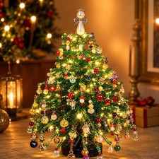 DIY Beaded Christmas Tree Kit for Adults, 3D Crystal Bead Holiday Craft Set