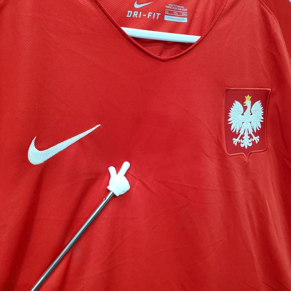 Poland National Team 2016-17 Jersey Shirt Mens XXL Nike Football Soccer Red - Image 4 of 4