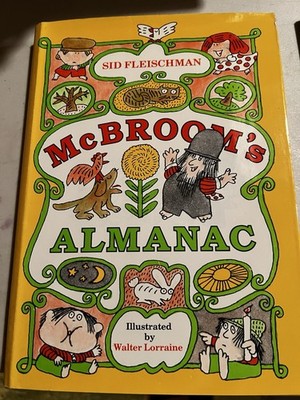 Vintage 1984 1st Edition McBroom's Almanac Sid Fleischman Hardcover with Jacket