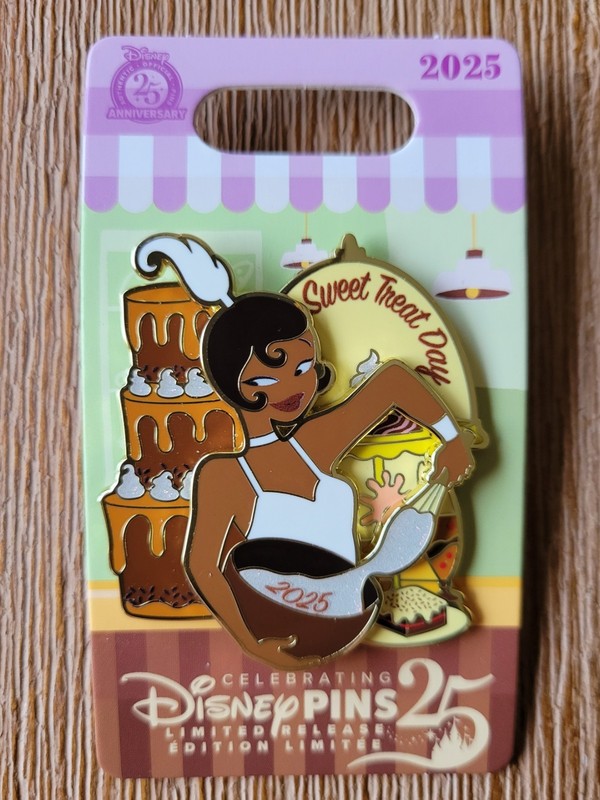 Disney Parks Sweet Treat Day 2025 Tiana Princess & The Frog Limited Release Pin