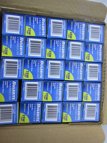 Bulbrite 25-Watt Warm White Light B10 (E14) European Screw Base 25PK - Picture 5 of 5