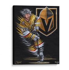 Jonathan Marchessault Golden Knights 16x20 Canvas Giclee Print-by Eric Sevigny