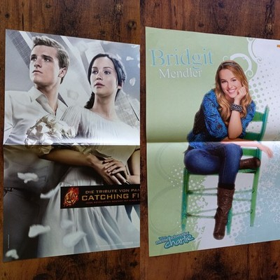 Jennifer Lawrence Bridgit Mendler Poster Sammlung Konvollut Gr. M