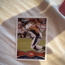 Topps 2012 Topps Football Derek Wolfe Denver Broncos Rookie #419 Card