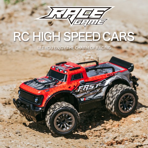 1/20 2.4G RC Drift Climbing Car With LED Light Remote Control Off Road Vehicle - Picture 3 of 17