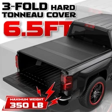 6.5FT 3-Fold Hard Truck Bed Tonneau Cover for 2000-2006 Toyota Tundra Waterproof