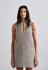 NWT Sandro Tweed Twiggy Mini Dress Size 34/US 2