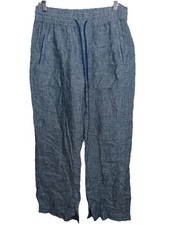 Athleta Women's Retreat Linen Pants Blue Size 6