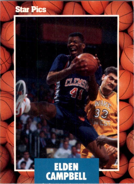 1990 Star Pics #35 Elden Campbell - BSK