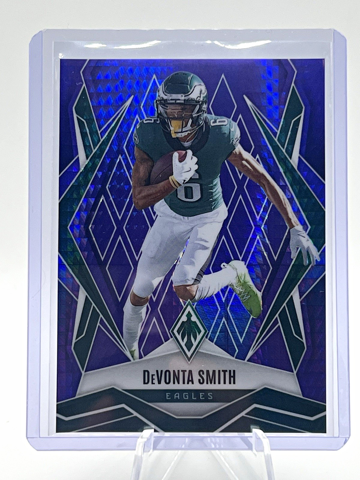 Panini 2025 Phoenix DeVonta Smith #12 Philadelphia Eagles Purple Hyper /249