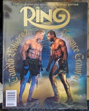 CANELO v CRAWFORD The RING Boxing Magazine August 2025 MINT (SEALED) + Poster