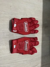 Pro Stock Game Used Portland Sea Dogs Franklin Batting Gloves
