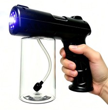 Portable Cordless Spray Tan Machine Gun USB Rechargeable Fine Mist 280ml Black
