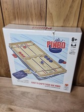 Pinbo Classic Slingshot Game Foldable 2 Player Wooden Tabletop Arcade Kids NEW