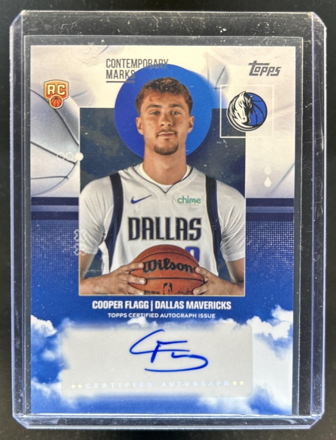 2025-26 Topps Cooper Flagg Contemporary Marks RC Rookie Auto #CM-CF Mavericks
