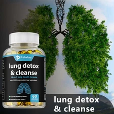 Lung Detox & Cleanse - Mullein Leaf, Respiratory Health, Reduced Inflammation