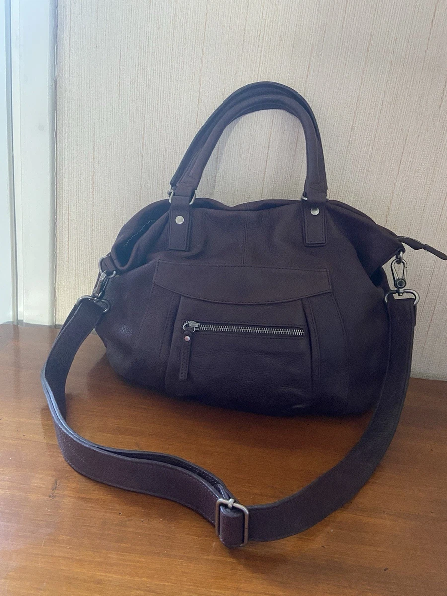 Sac à Main Besace Nina Nat & Nin En Cuir - Modèle Rare à Carreaux, Taille Moyenne
