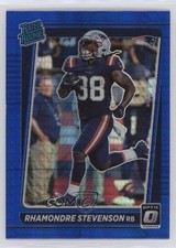 2021 Panini Donruss Optic Rated Rookie Blue Hyper Prizm Rhamondre Stevenson c5b