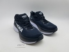 Hoka One One Bondi 8 Women's Size 9 B Medium Running Shoes Black White