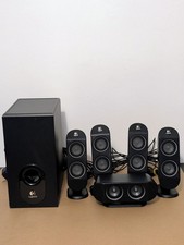 Logitech X-530 5.1 Surround Sound PC Speakers - 70W RMS Subwoofer - Functional