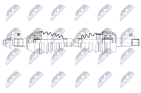 NTY NPW-PL-148 Antriebswelle Vorne Links Rechts FüR Cadillac Opel Saab