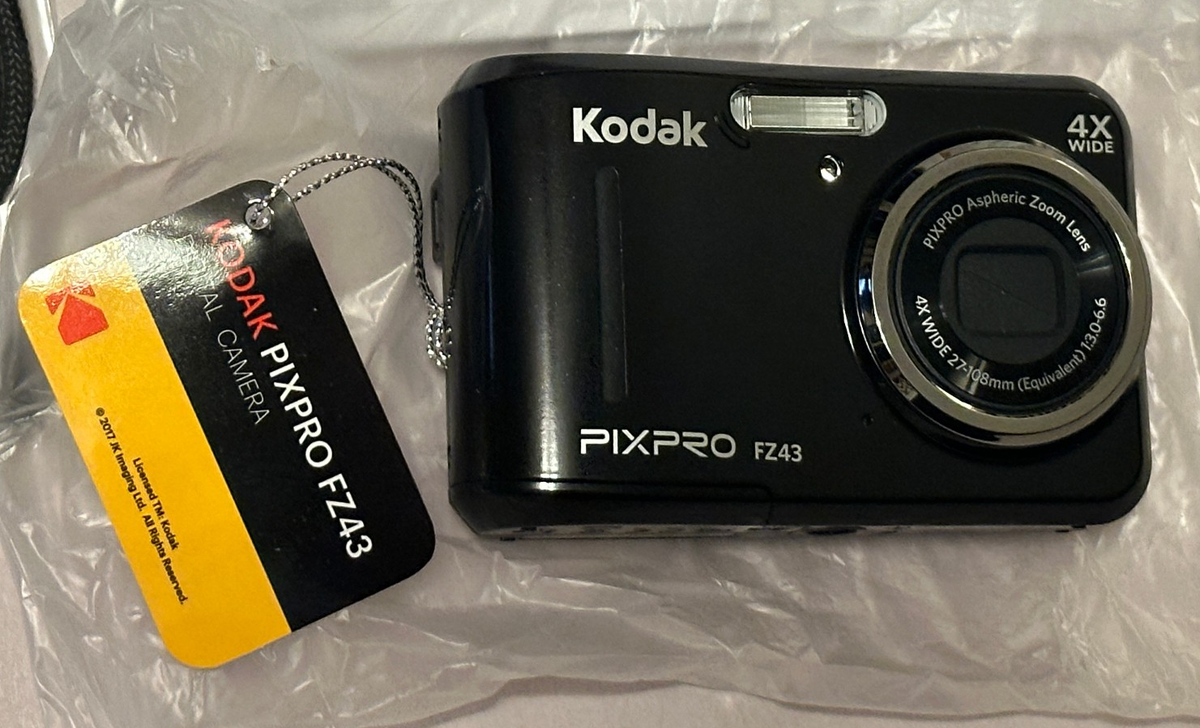 【美品動作確認済み】Kodak PIX PRO FZ43 単三電池 美品/動作確認済 Kodak PIXPRO FZ43 デジカメ 黒 単三電池 - メルカリ