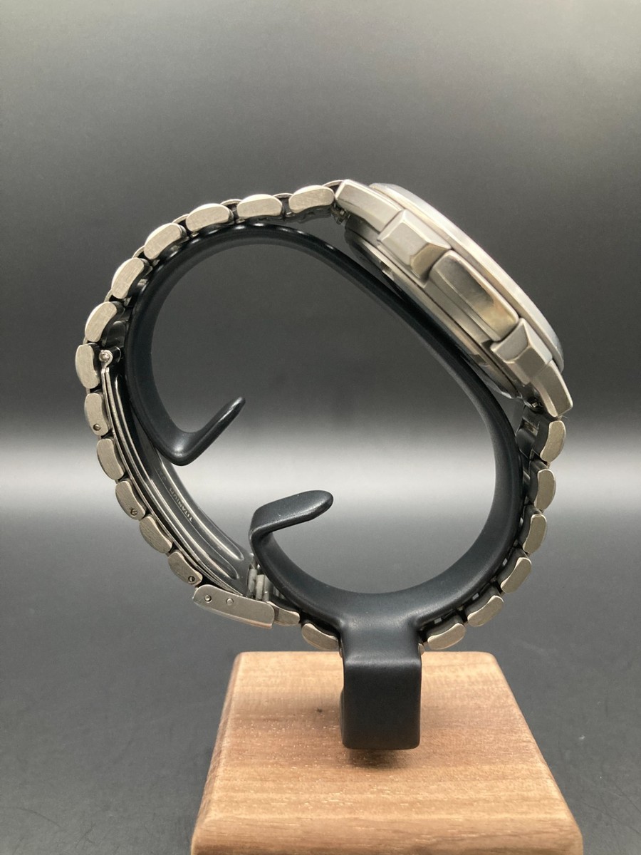 N Mint] SEIKO Chronograph 7T42-7A10 Mens Vintage Watch Quartz Gray