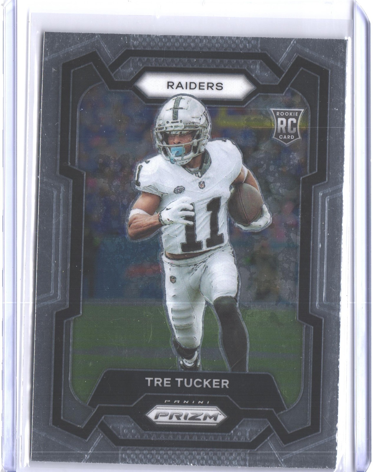 2023 Panini Prizm #362 Tre Tucker Rookie Silver Las Vegas Raiders