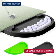 GoSports All-Weather Golf Ball Trays with 70 Ball Capacity - Black or Green - Co