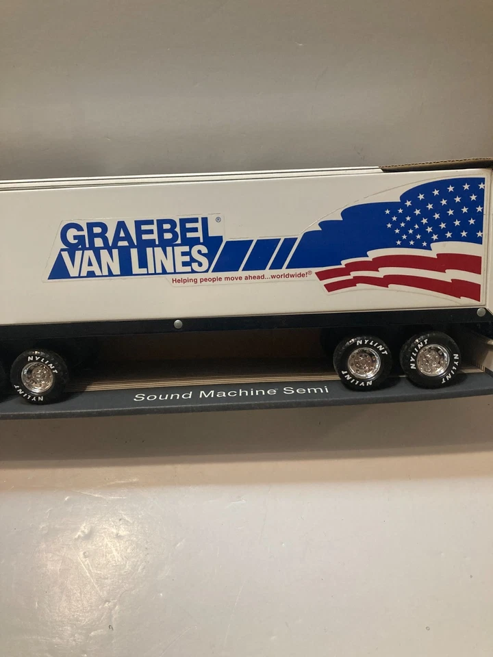New 1991 Nylint Grabel Van Lines Sound Machine Semi 20" Long 9126-Z - Image 3 of 4