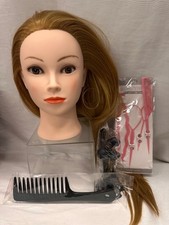 ANSTAR Mannequin Hairdressing Cosmetology Head With Hair Table Clamp 26" CG M10