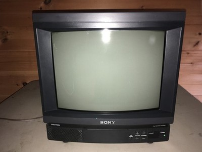 1989 Sony Trinitron 13'' Color CRT TV Model KV-13TR20