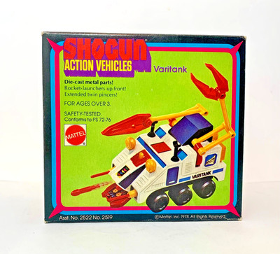 Orig. Shogun Action Vehicles Varitank Vintage Mattel 1978 in BOX / wie NEU
