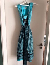 Dirndl von Country Line, türkis/schwarz, 36,