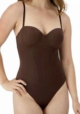 NWT MAIDENFORM Firm Control Shapewear Tummy Shaping Multiway Thong Bodysuit XL