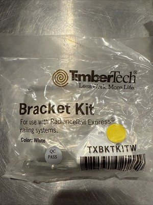 TimberTech RadianceRail Express Hardware Mounting Kit- White
