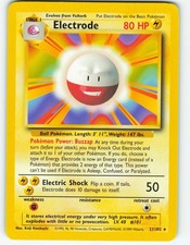 Electrode - 21/102 Base Set - Pokémon TCG - 1999 on eBay