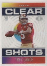 2021 Panini Illusions Clear Shots Sapphire Trey Lance #CS-18 0b3