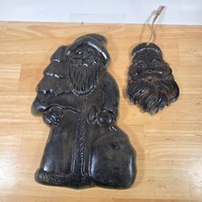 Bees Wax Mold Santa Claus Vintage 