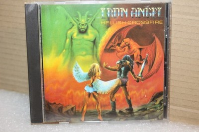 CD - IRON ANGEL - HELLISH CROSSFIRE  - ( CD - 1985  )