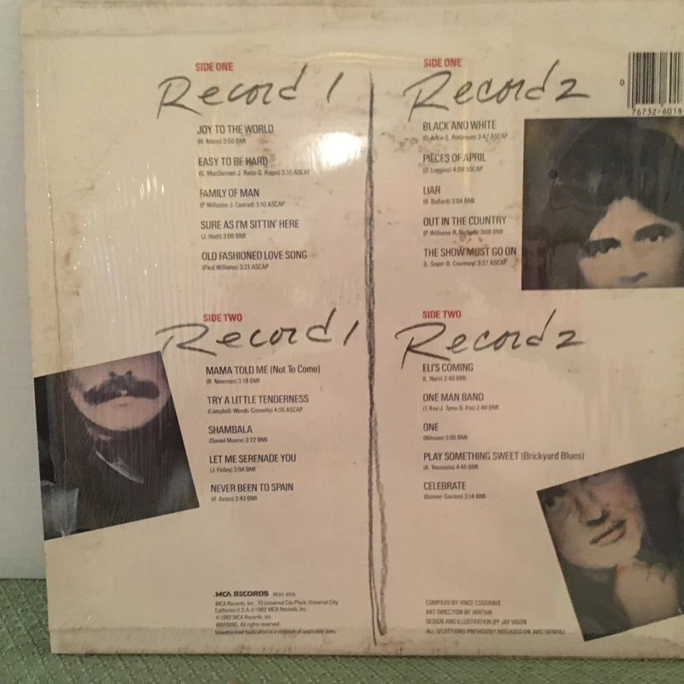 The Best Of THREE DOG NIGHT Double LP Vinyl Record Album Set 1982 3 MCA - Image 2 of 4