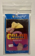 Empire Double Color Changing Handkerchiefs w/instructions Magic Tricks Magician