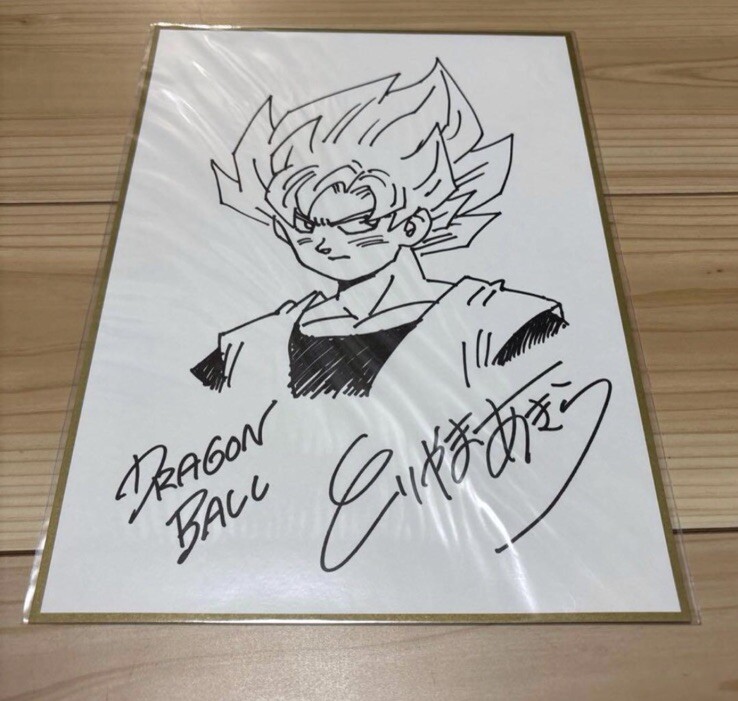 Goku セル画 手書きメモ付き セル画 線画 ドラゴンボール Z 孫 悟天 販売・買取