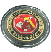 Housse de protection pour carte poker casino je vois des ânes partout