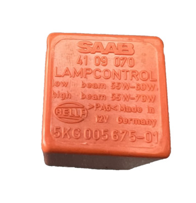 Saab 9000 900 93 95 Headlight Lamp Control Relay 41 09 070, 5KG 005 675-01