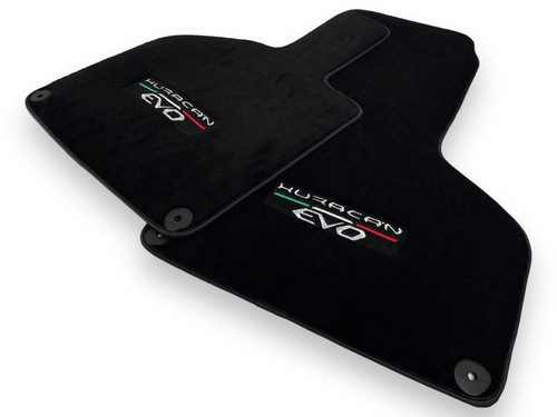 Black Floor Mats For Lamborghini Huracan EVO 2014-2023 LHD - Picture 17 of 17