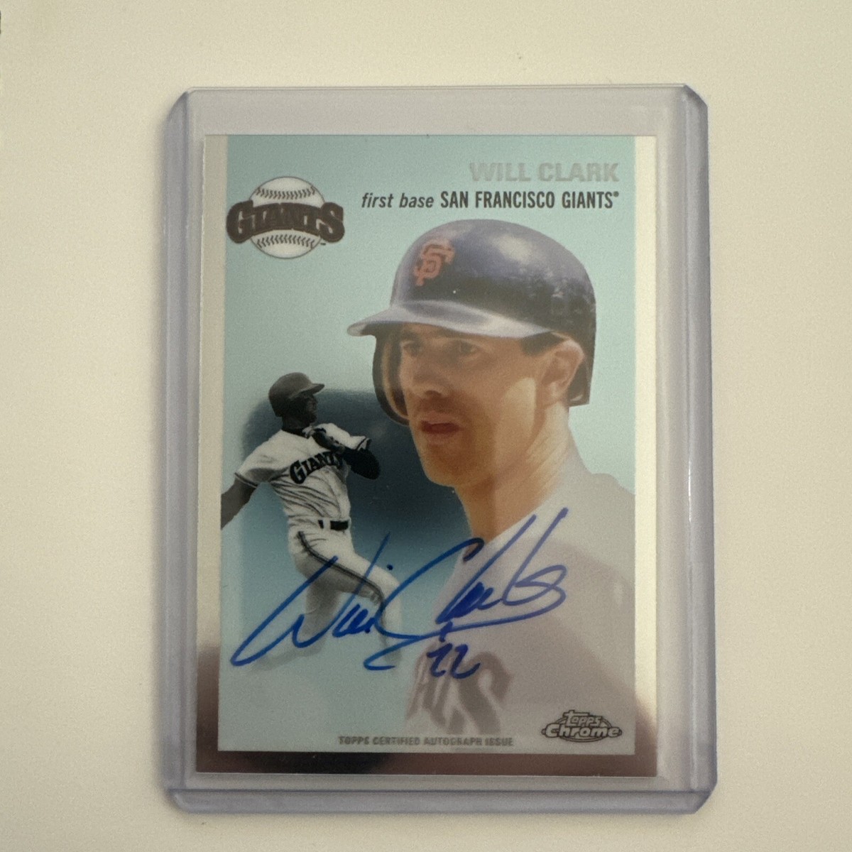 2023 Topps Chrome Platinum Auto #CPA-WC Will Clark - Giants | eBay