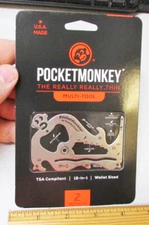 Zootility tools Pocket monkey Really thin wallet size multi tool, 12 in one tool