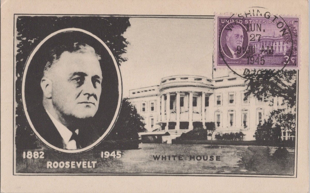 華郵集錦 ZAYIX US 930--933 FDC Mellone 930-57A-57D Roosevelt